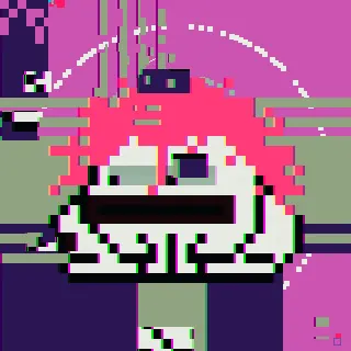 Random GLITCHTOADZ artwork