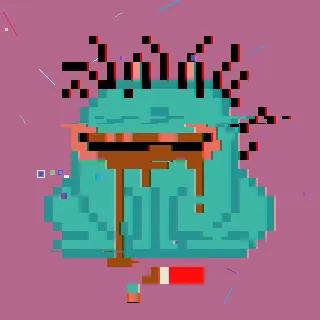 Random GLITCHTOADZ artwork
