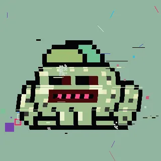 Random GLITCHTOADZ artwork